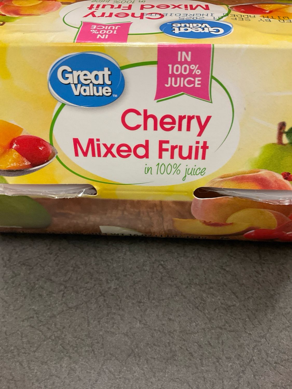 Cherry Mixed Fruit Cups