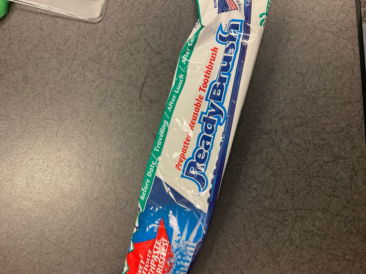 Single Use Toothbrush With Toothpaste