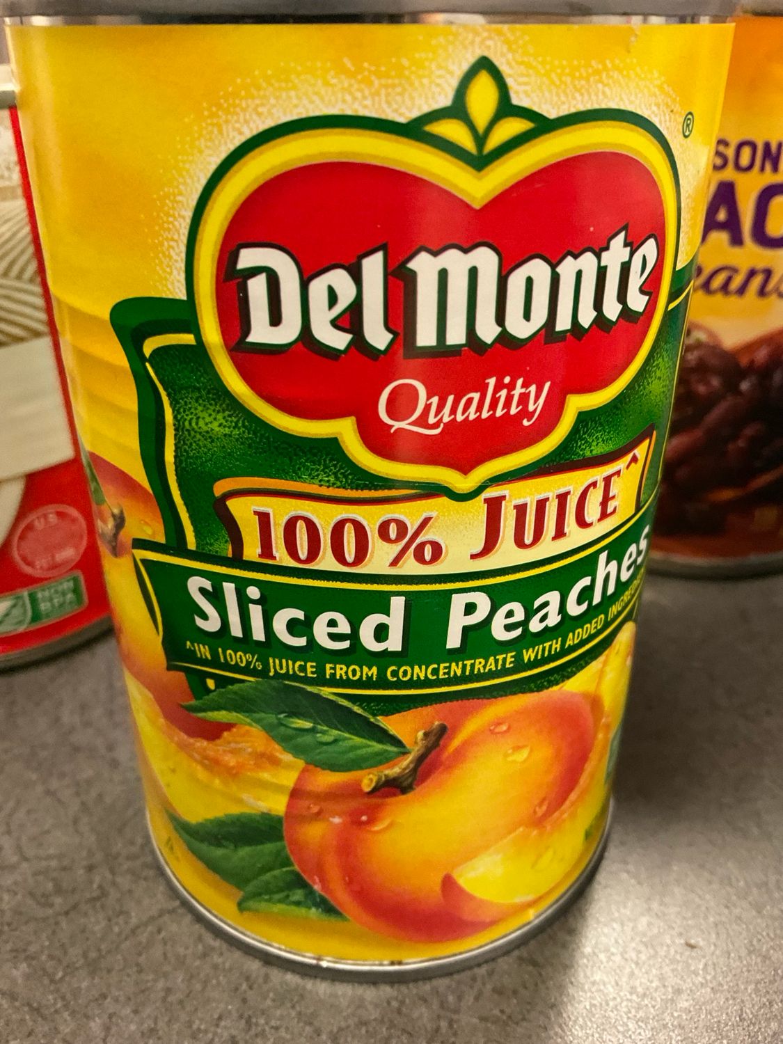 Sliced Peaches