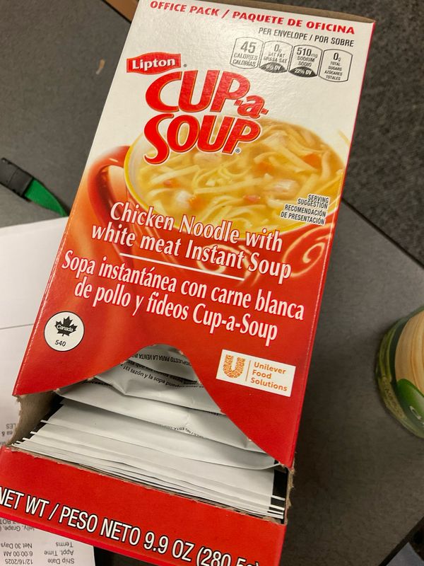 Cup A Soup Packets