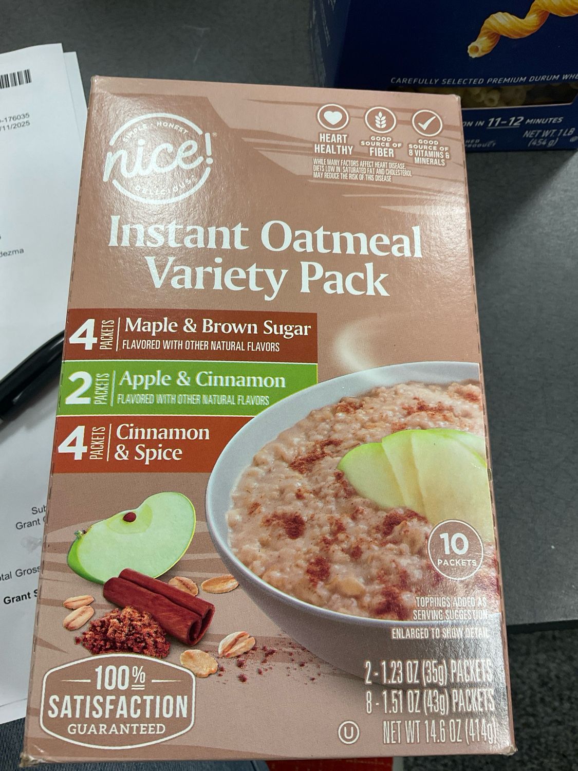 Instant Oatmeal Variety Pack
