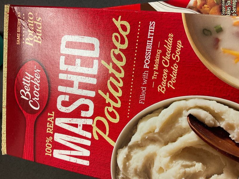 Betty Crocker Mashed Potatoes