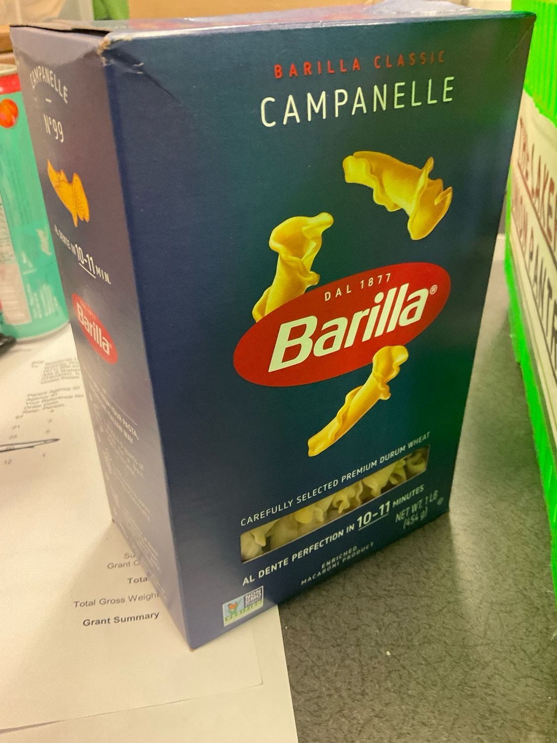Dried Barilla Pasta