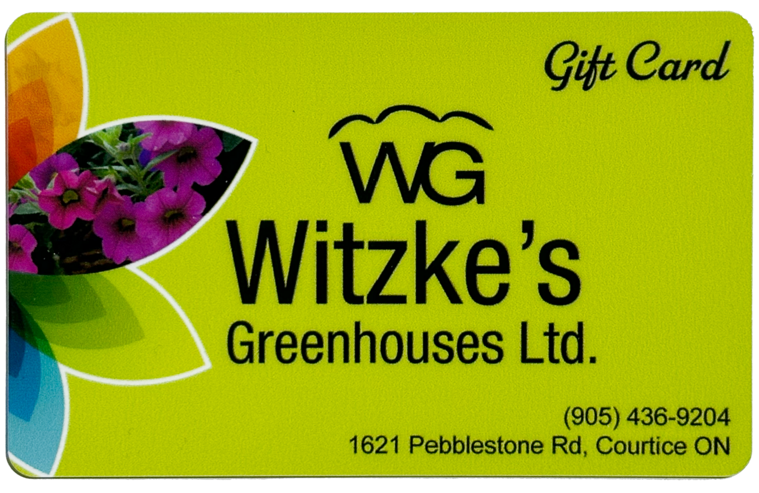 Witzke's Gift Card