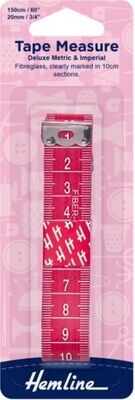 (a)DELUX METRIC & IMPERIAL TAPE MEASURE 150cm x 20mm