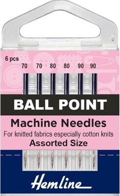 BALL POINT ASSORTED SIZES 6pcs