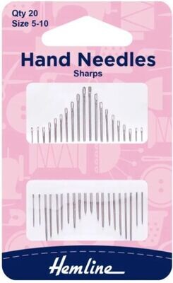 HAND NEEDLES (DARNERS) x 10