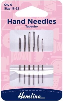 HAND NEEDLES (TAPESTERY) x 6