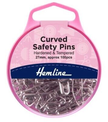 SAFETY PINS CURVED (27mm)