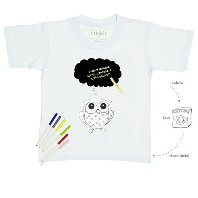 T-shirt color kit GUFO lavagna