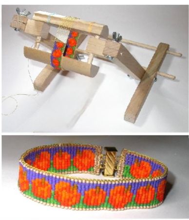 Pumpkin Patch End-Less Loom Bracelet