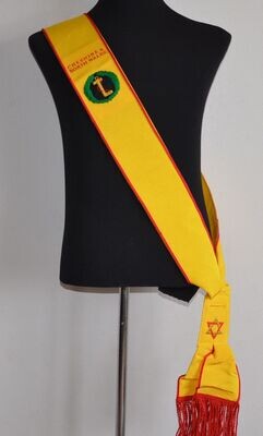 Scarlet Cord Provincial Sash, Made to order
