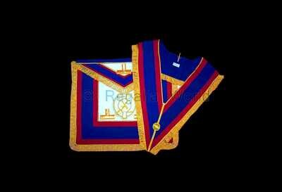 Mark Provincial Full Dress Apron and Collar - lambskin with badge