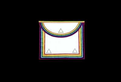 RAM WCN/PCN Apron - lambskin  (Silver Triangles)