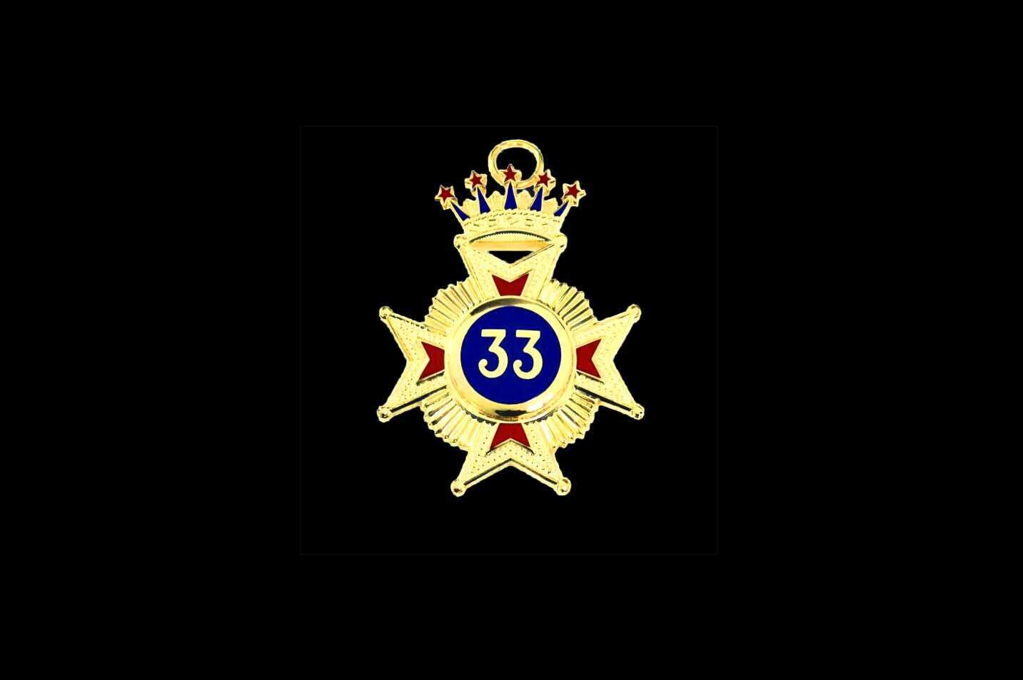 Rose Croix 33rd degree Sash Star