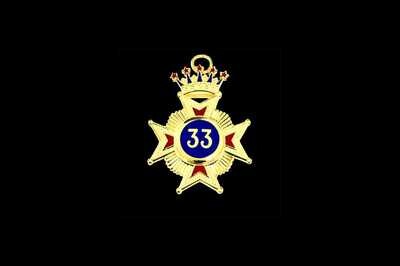 Rose Croix 33rd degree Sash Star