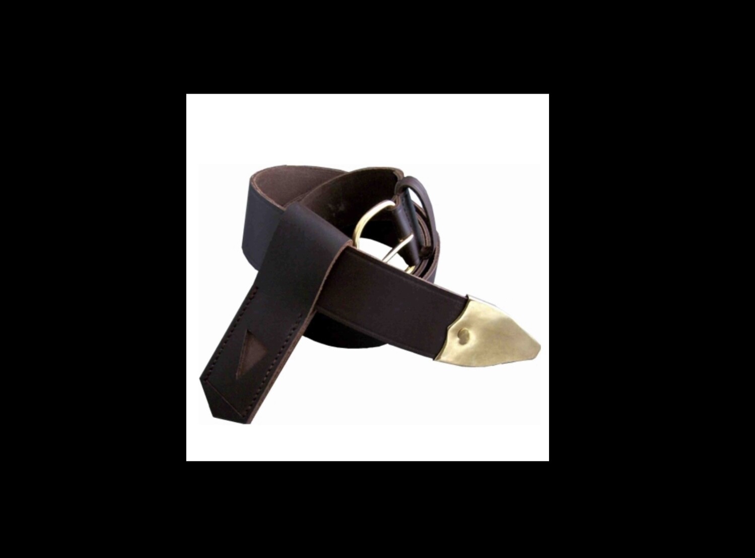 Knights Templar KT Belt and Frog - Leather