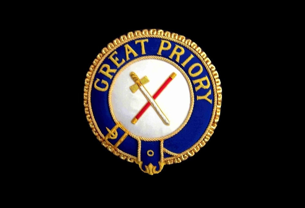 KT Great Priory Mantle Badge