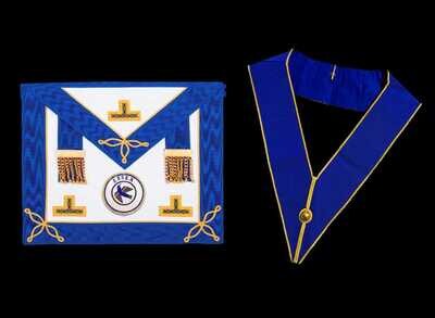 Craft Provincial Undress Apron and Collar - lambskin with badge