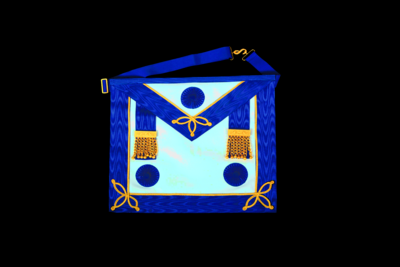 Craft Provincial Undress Apron with Rosettes  - lambskin