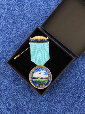 Masonic Founder Lodge Breast Jewels ( Round Design )