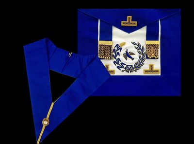 Craft Grand Rank Undress lambskin Apron and Collar (Made to Order)