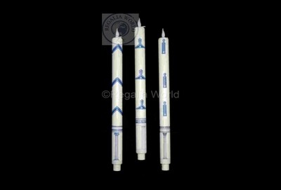 Craft large 430mm (17 inch) LED  Set of 3 candles