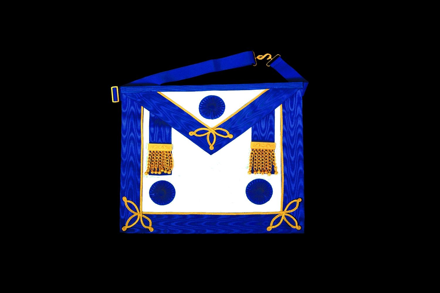 Craft Provincial Undress Apron with Rosettes  - lambskin