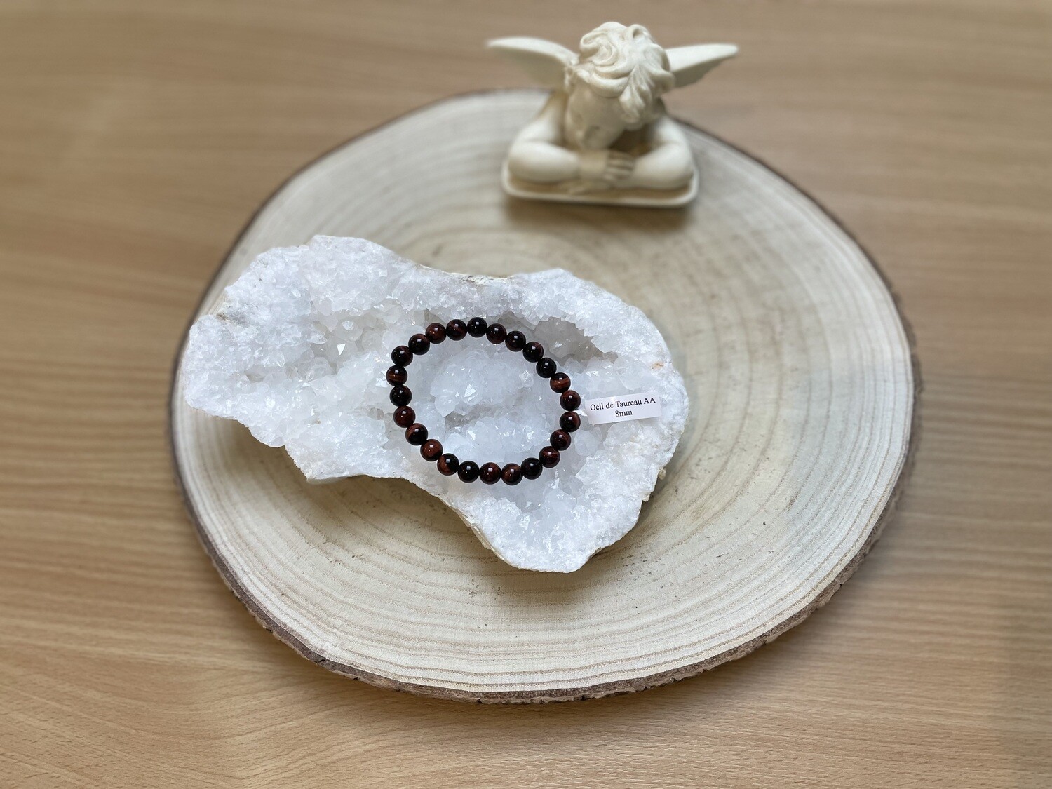 Bracelet Œil de Taureau AA 8mm