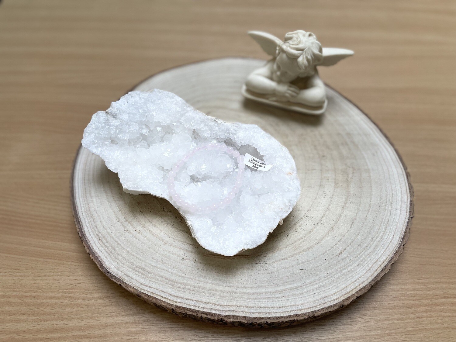 Bracelet Quartz Rose Madagascar A 6mm