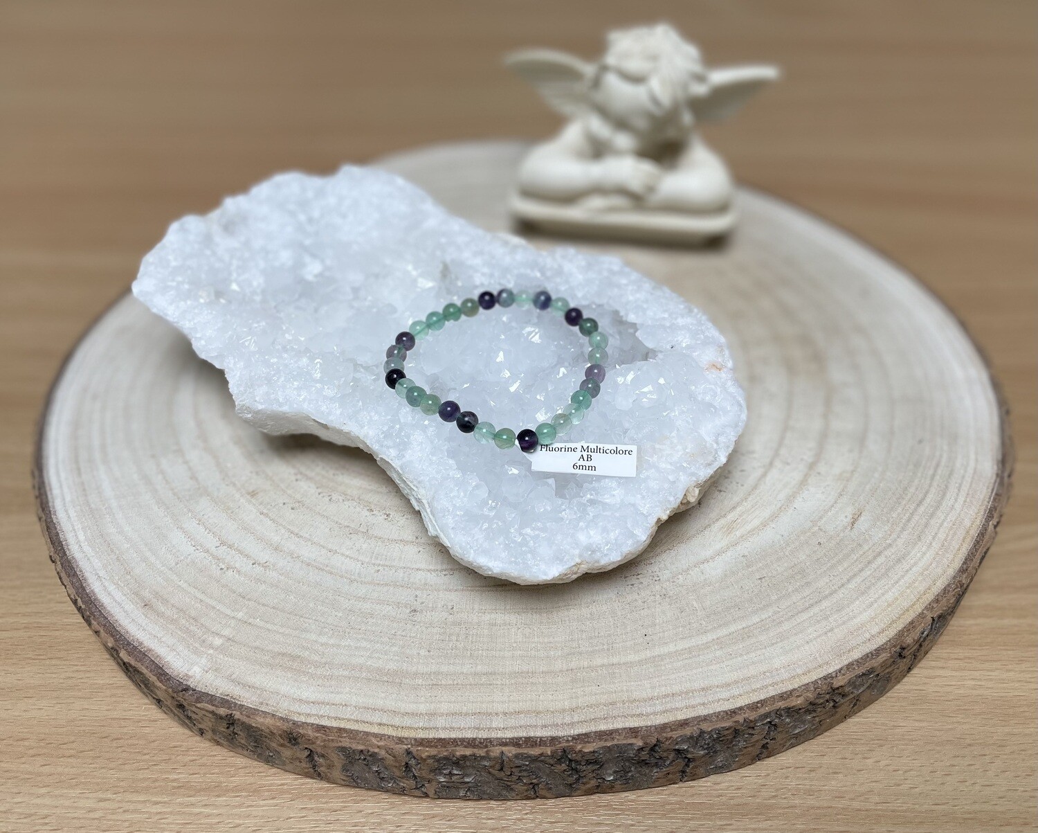 Bracelet Fluorine Multicolore AB 6mm