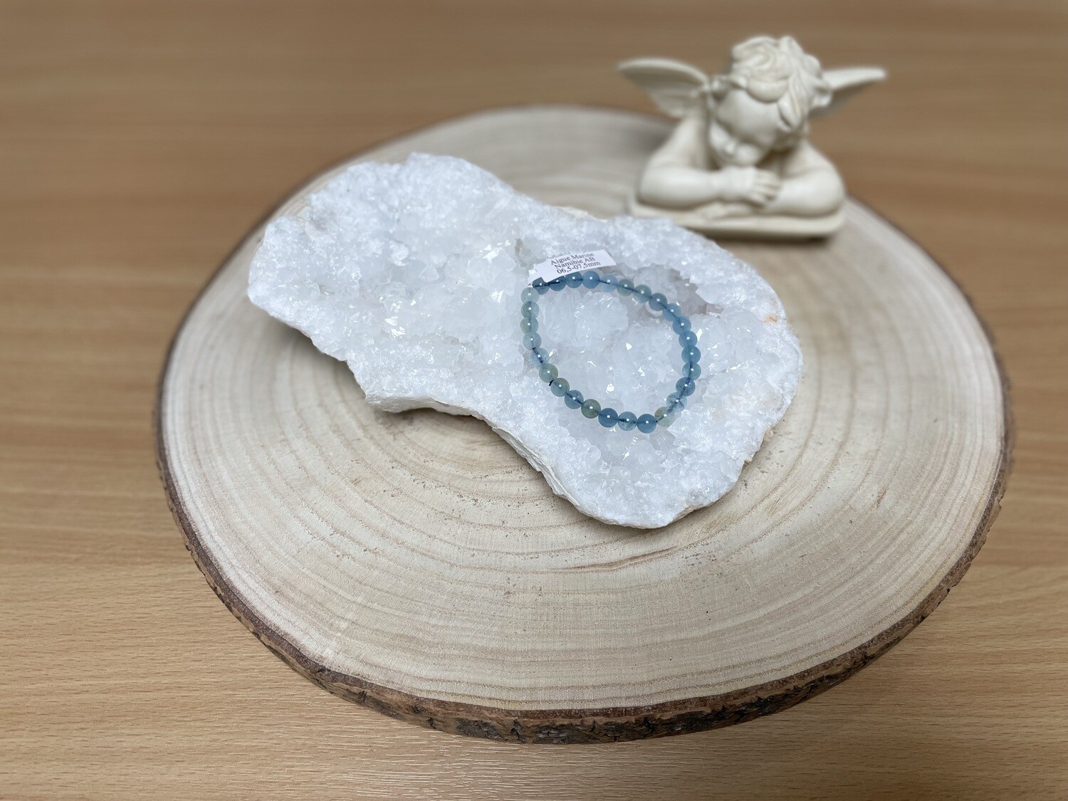 Bracelet Aigue Marine Namibie AB 6mm