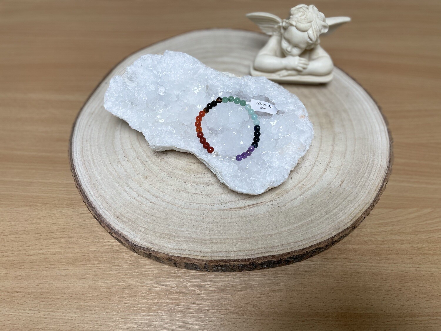 Bracelet 7 Chakras AB 6mm