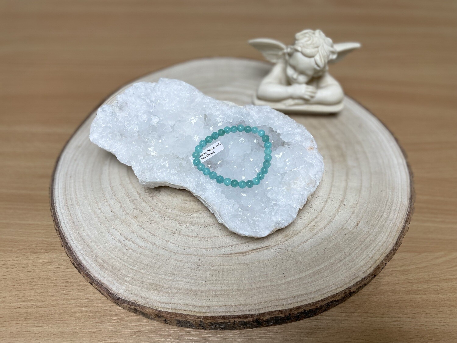 Bracelet Amazonite Pérou AA 6mm