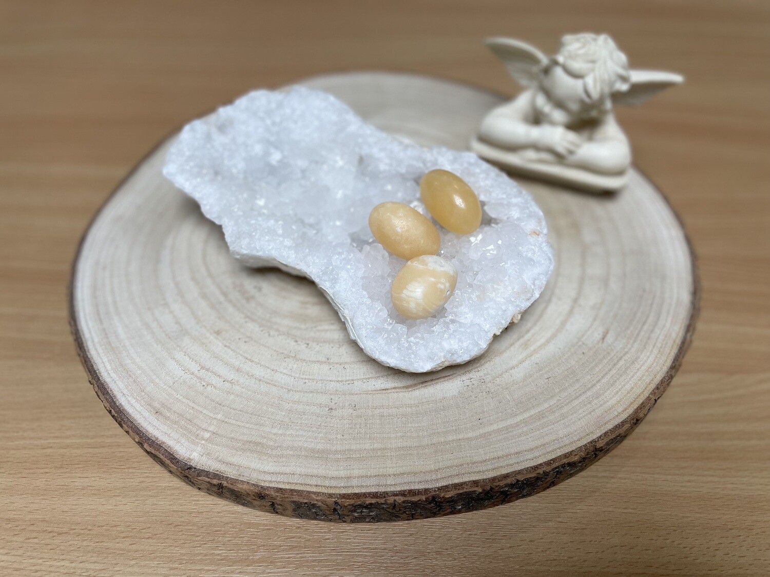 Calcite Orange ronde Mexique A+ 30-40mm