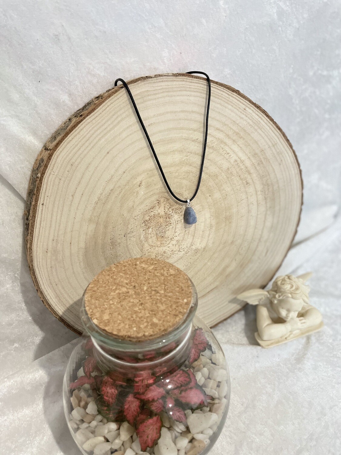 Pendentif Aventurine Bleue A
