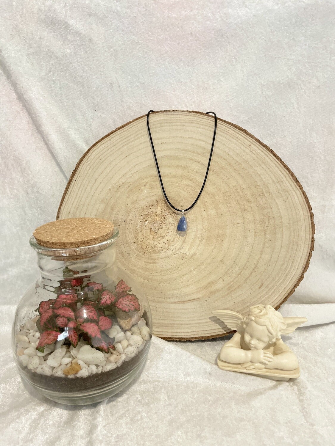 Pendentif Aventurine Bleue A