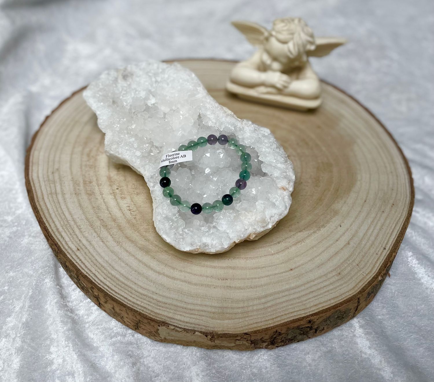 Bracelet Fluorine Multicolore AB 8mm