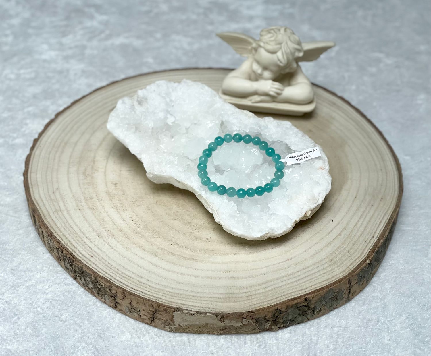 Bracelet Amazonite Pérou AA 8mm