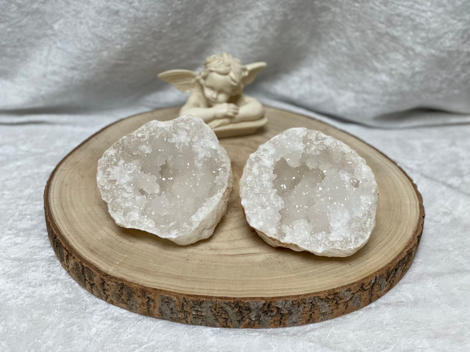 Géode Cristal de Roche 12,5 cm