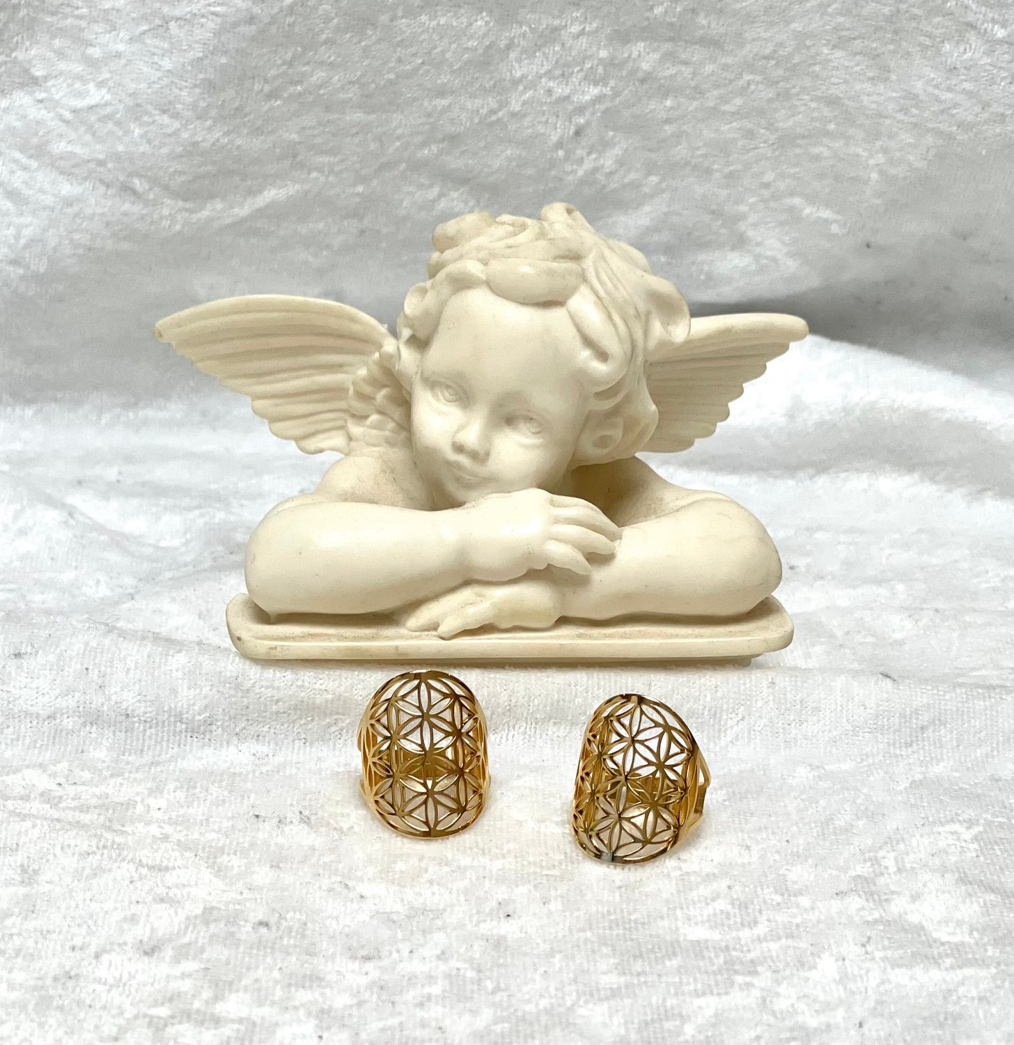 Bague Fleur de Vie Dorée