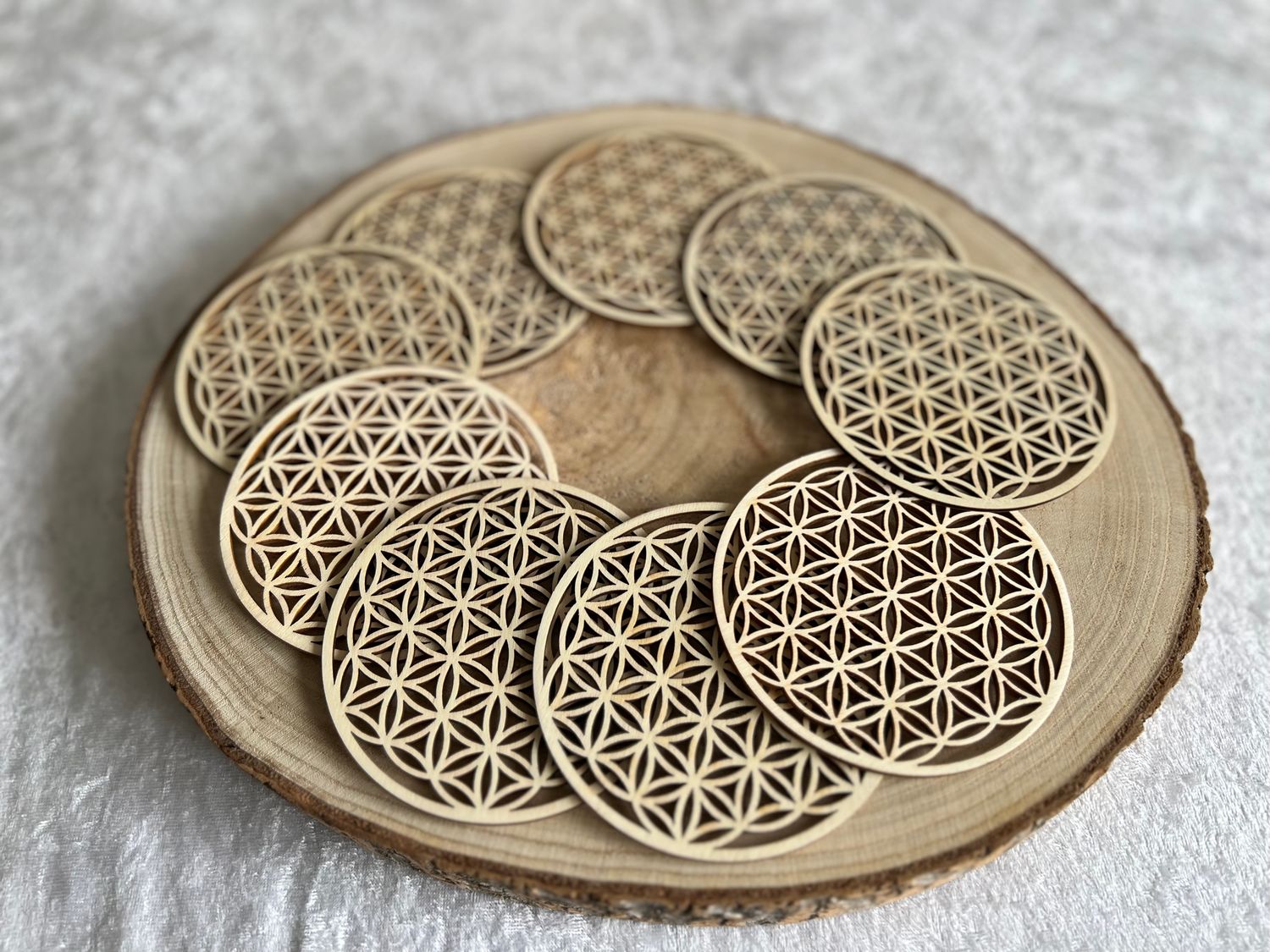 Fleur de Vie - sous verre