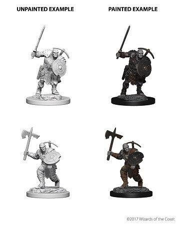 D&amp;D Nolzur&#39;s: Earth Genasi Male Fighter