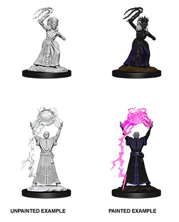 D&amp;D Nolzur&#39;s: Drow Mage &amp; Drow Priestess