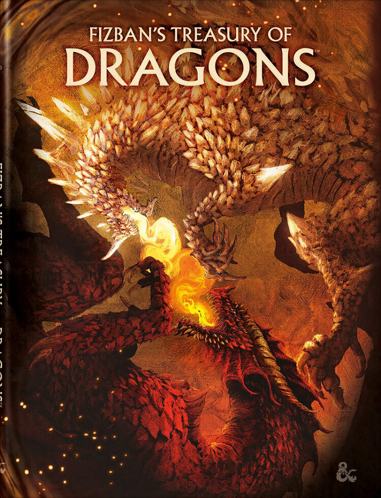 D&amp;D RPG Fizban&#39;s Treasury of Dragons Alt Cvr