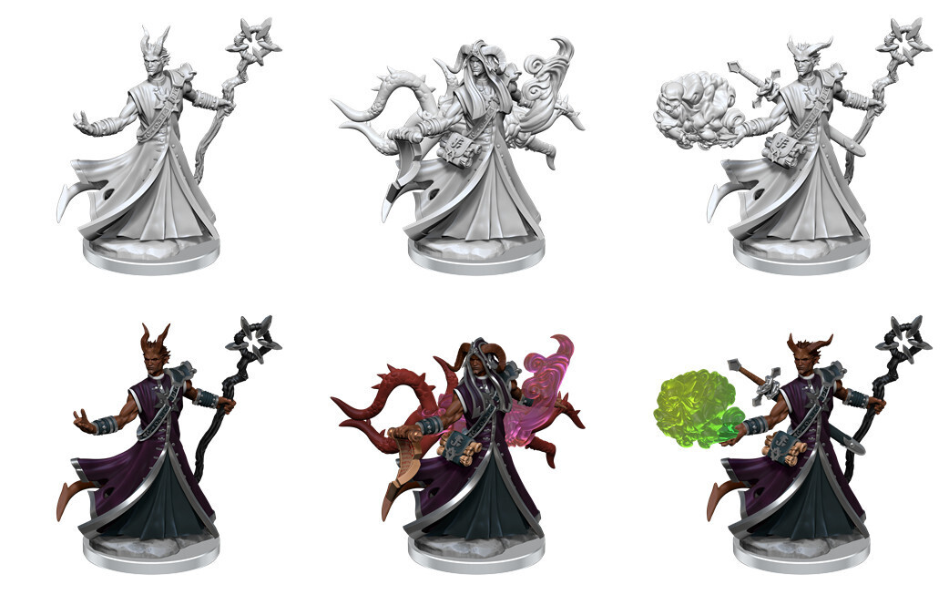 D&amp;D Frameworks: Tiefling Male Warlock