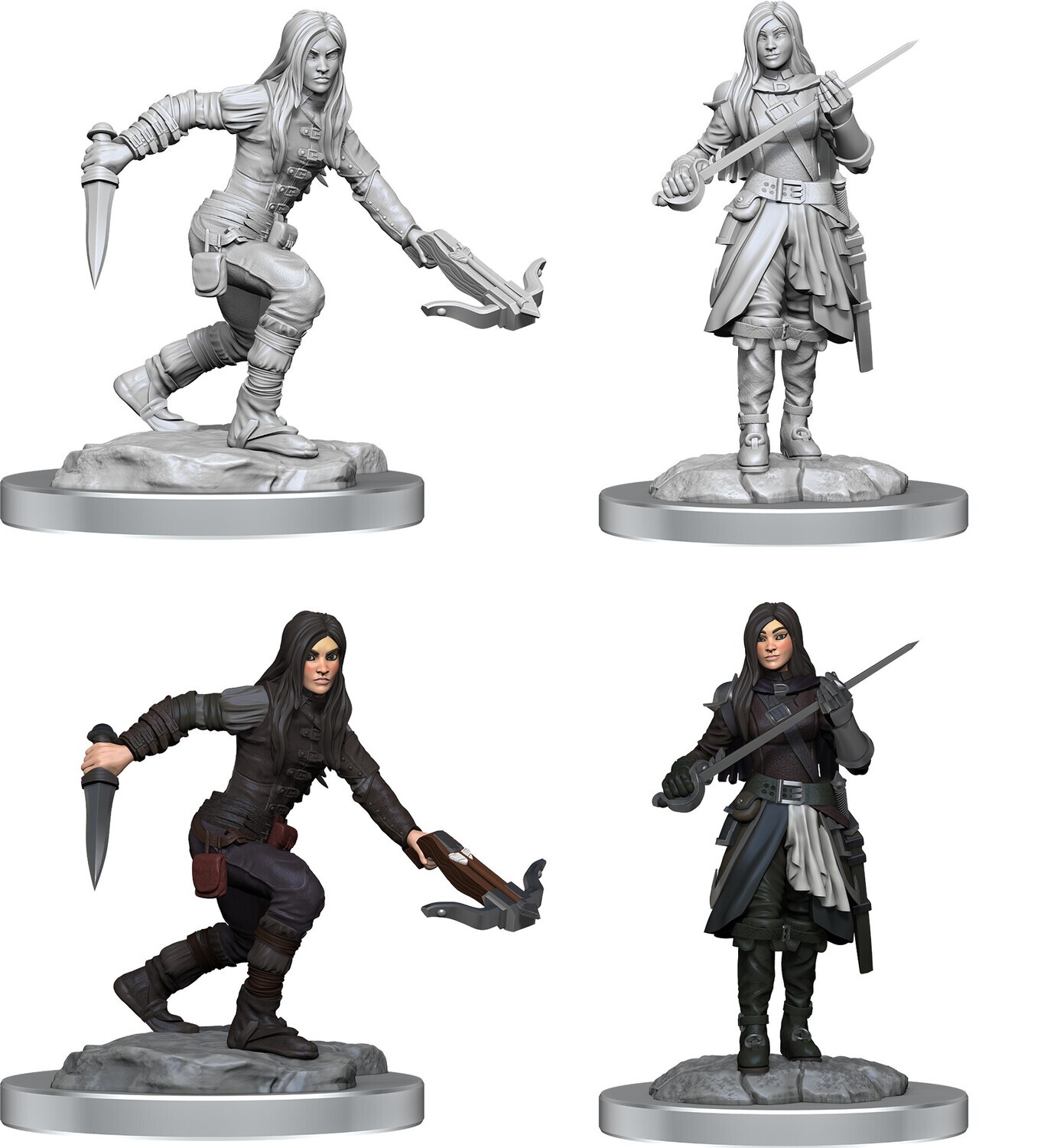D&amp;D Nolzur&#39;s: Half-Elf Female Rogue