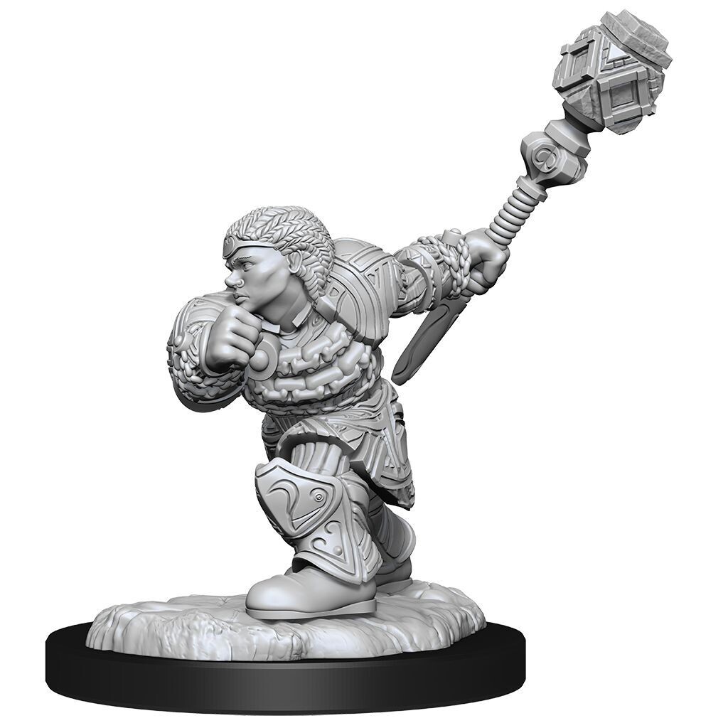 WizKids: MTG Dwarf Male Fighter &amp; Female Cleric