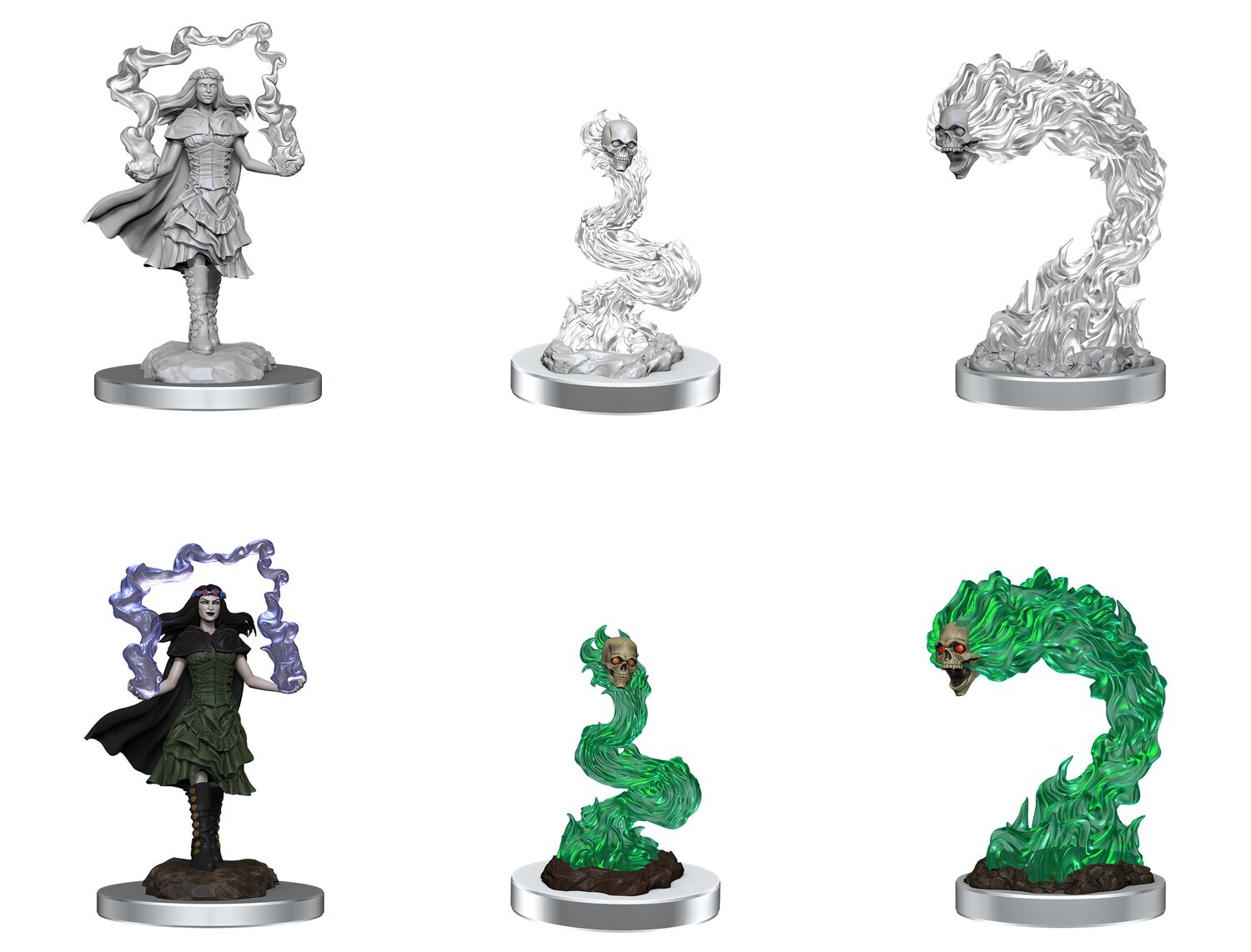 D&amp;D Nolzur&#39;s: Dark Spellcaster &amp; Flameskulls