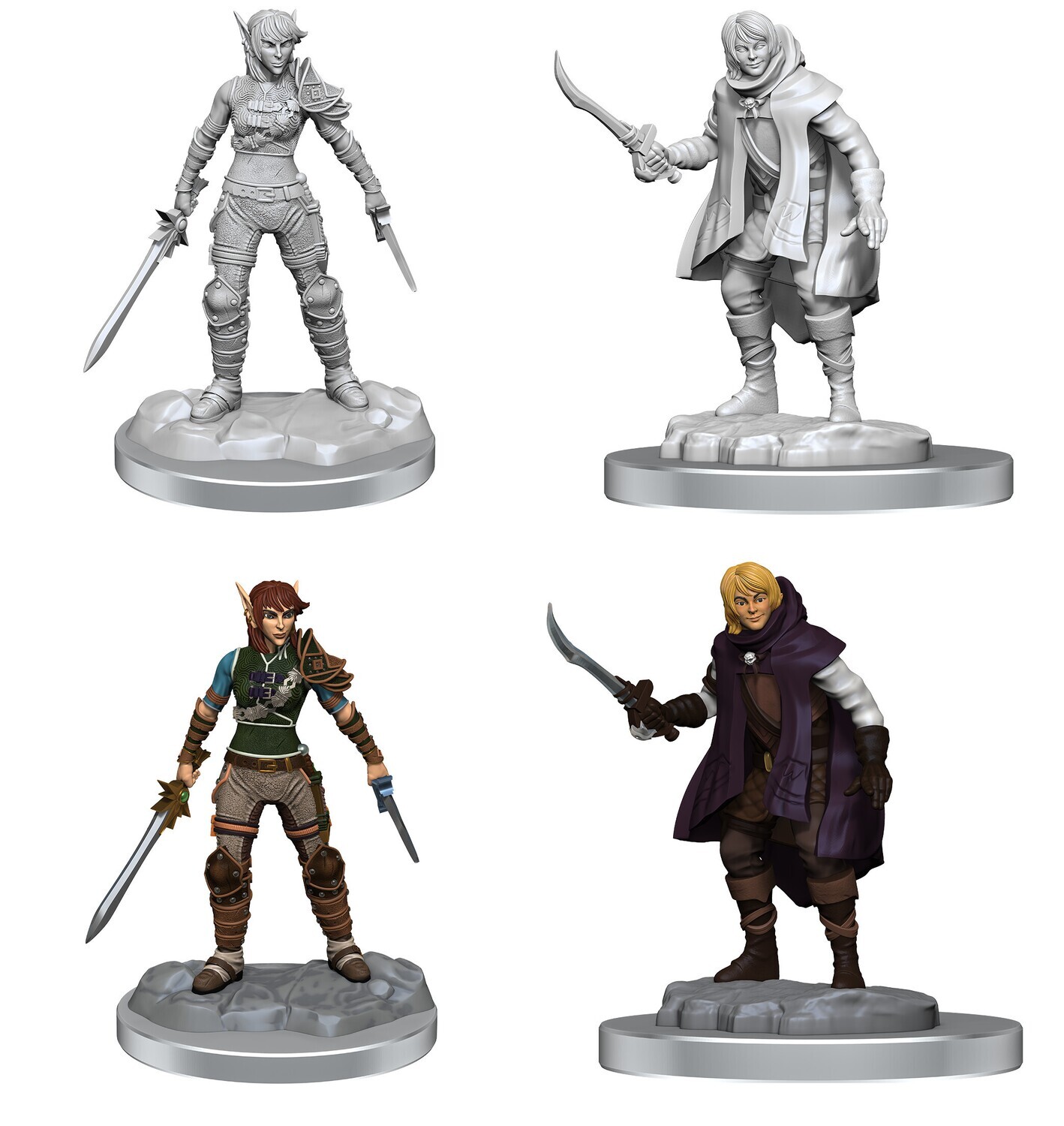 D&amp;D Nolzur&#39;s: Elf Rogue &amp; Half-Elf Protege